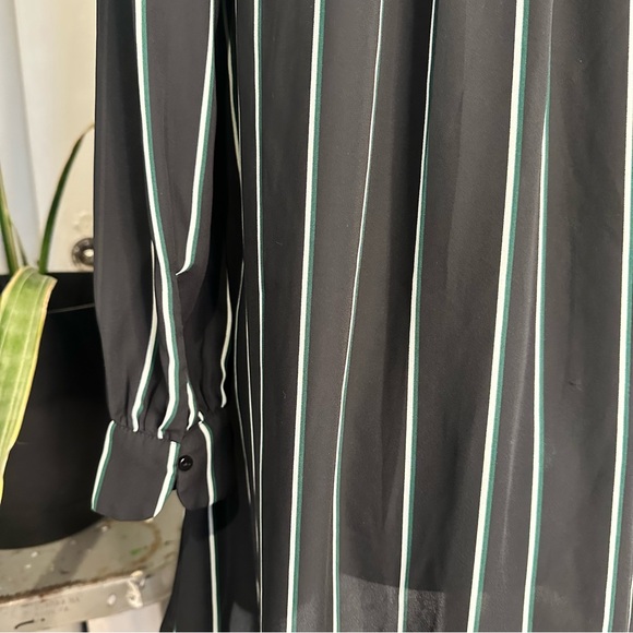 H&M Black tunic with White and Green Stripes - Picture 8 of 11